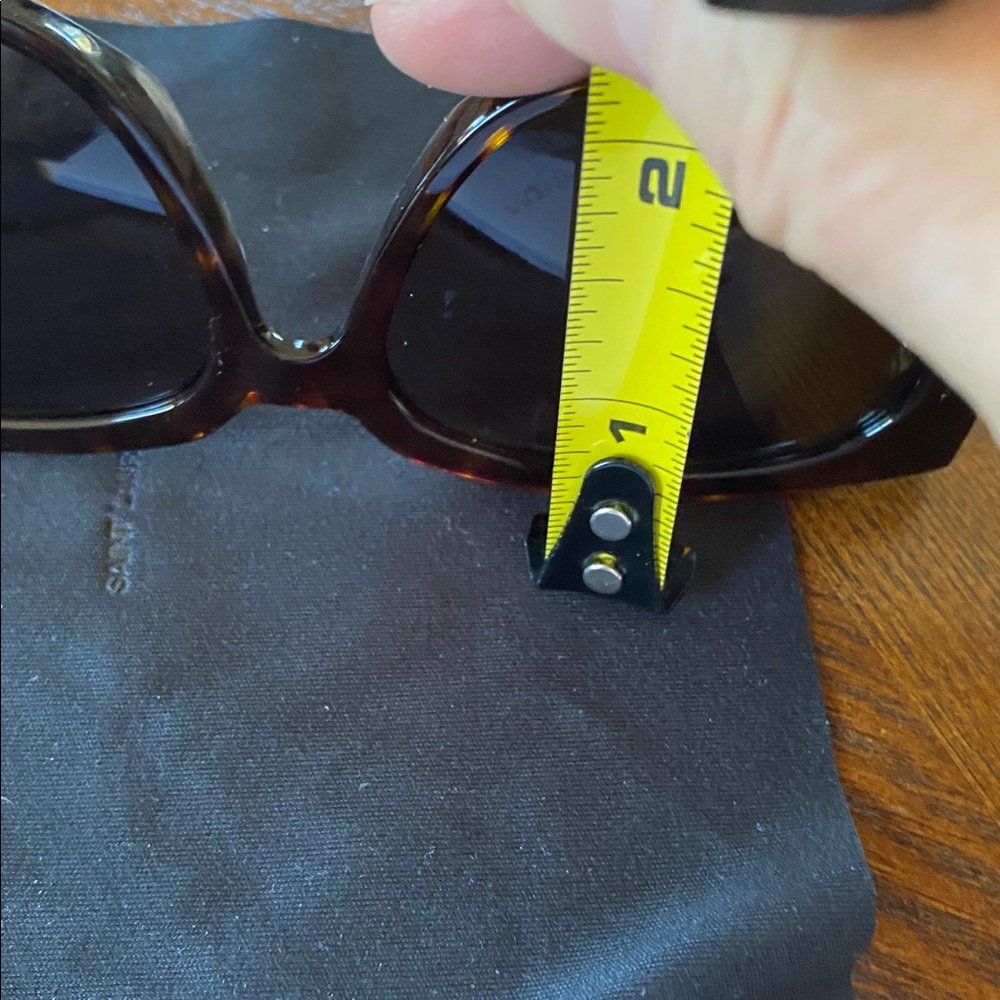 Authentic Saint Laurent Tortoise Shell Sunglasses - image 6